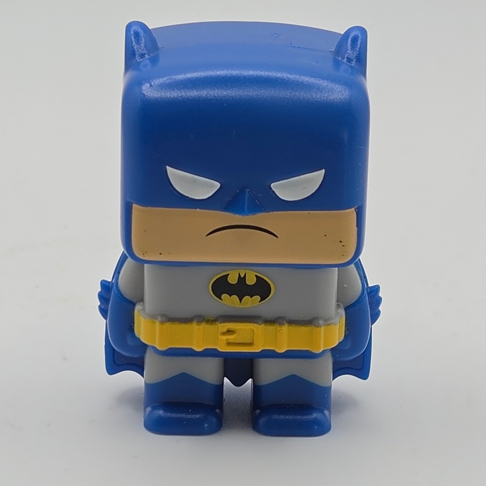 DC Comics Batman Mini Figure Wendy's Kids Meal Toy 2025 Blue Grey Superhero